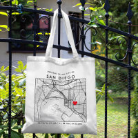 San Diego Liebe Locator | City Map Wedding Welcome