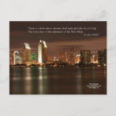 San Diego Lights Postkarte (Vorderseite)