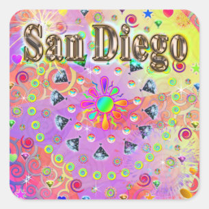 San Diego Lucky Golden Sticker