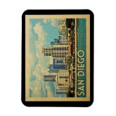 San Diego Magnet Skyline California (Vertikal)