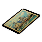 San Diego Magnet Skyline California (Linke Seite)