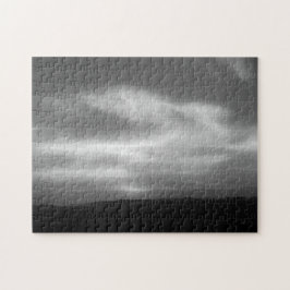 San Diego Moody Black und White Sunset Puzzle