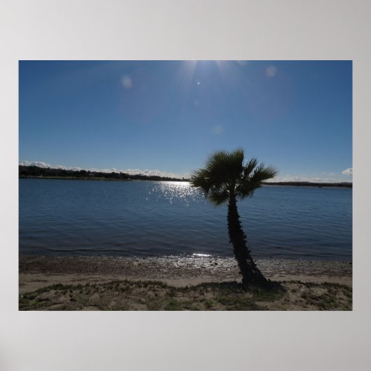 San Diego Morning am Strand. Poster (Vorne)