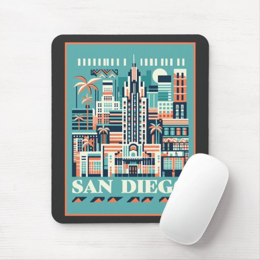 San Diego Mousepad (Mit Mouse)