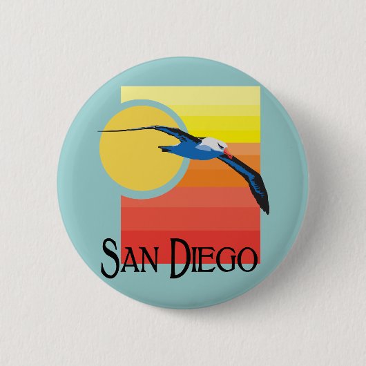 San Diego Möve Button (Vorderseite)