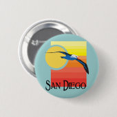 San Diego Möve Button (Vorne & Hinten)