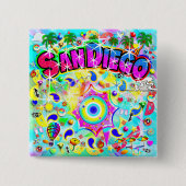 San Diego Mystic Dance Button (Vorderseite)