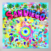 San Diego Mystic Dance Poster (Vorne)