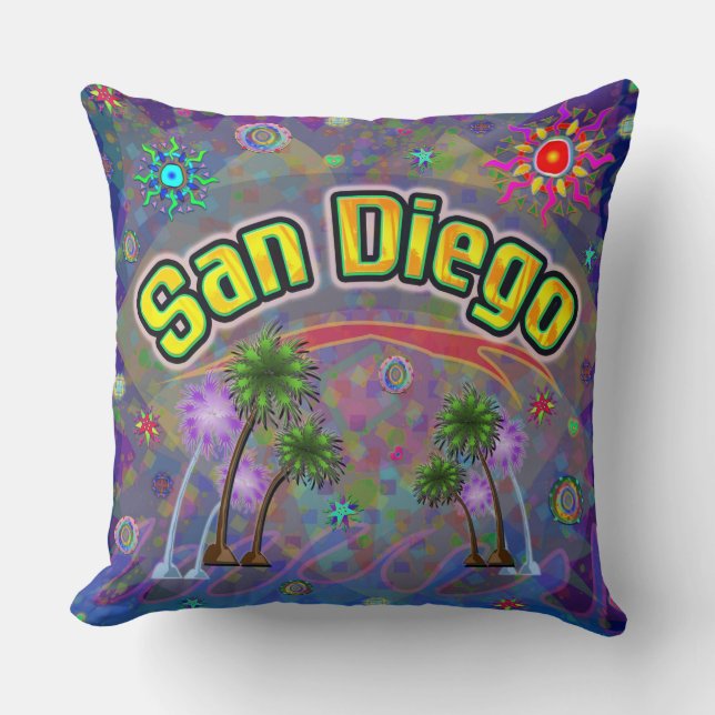 San Diego Noble Voyage Pillow Kissen (Vorderseite)