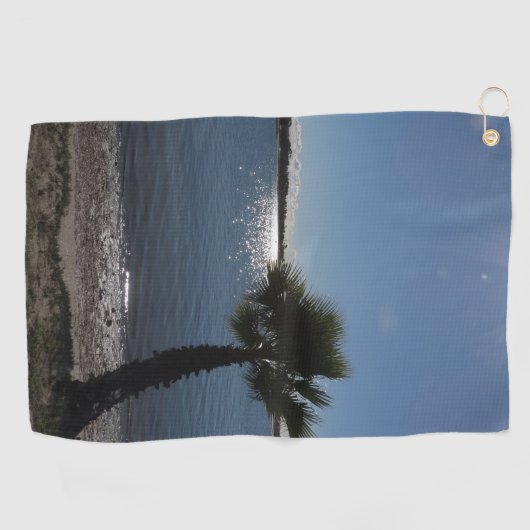 San Diego Palm Tree Golf Handtuch (Horizontal)