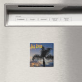 San Diego Palm Tree Magnet (In Situ (Geschirrspüler))