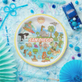 San Diego Papierplatte Pappteller (Party)