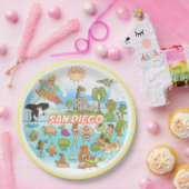 San Diego Papierplatte Pappteller (Party)