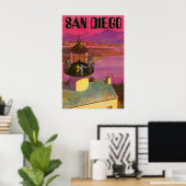San Diego Plakat (Heimbüro)