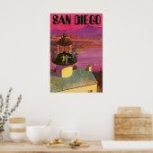 San Diego Plakat (Küche)