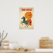 San Diego Plakat (Küche)