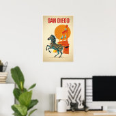 San Diego Plakat (Heimbüro)