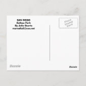SAN DIEGO POSTKARTE (Rückseite)