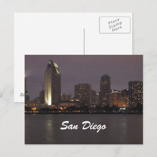 San Diego Postkarte (Vorne/Hinten)