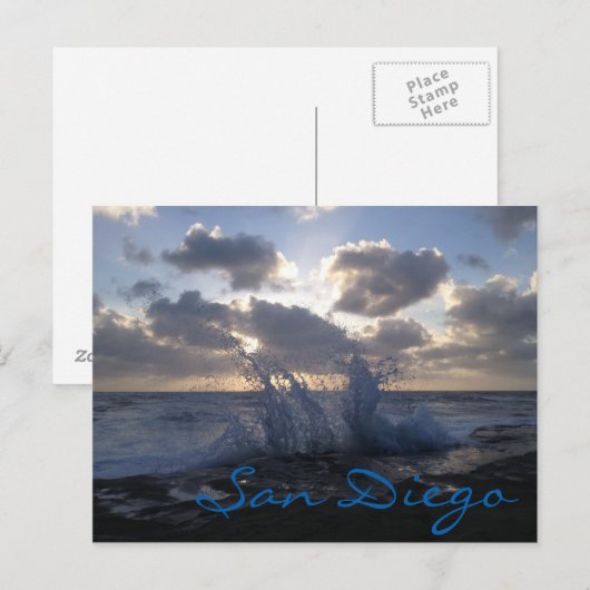 San Diego Postkarte (Vorne/Hinten)