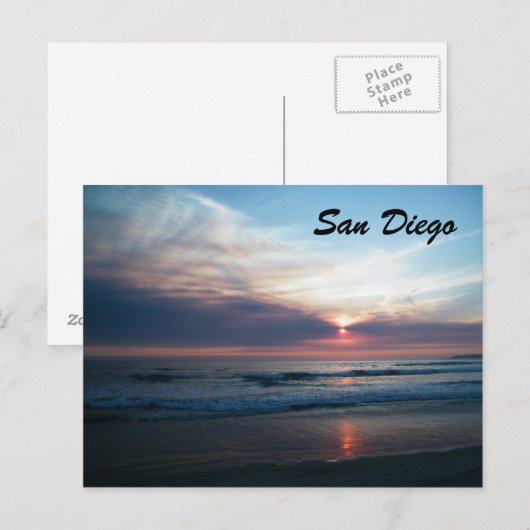 San Diego Postkarte (Vorne/Hinten)