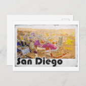 San Diego Postkarte (Vorne/Hinten)