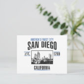 San Diego Postkarte (Stehend Vorderseite)
