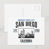 San Diego Postkarte (Vorne/Hinten)