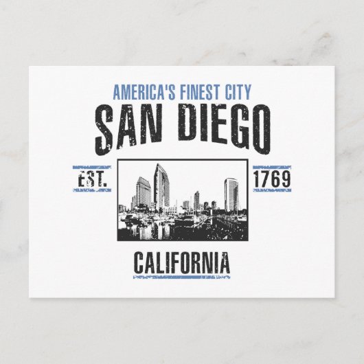San Diego Postkarte (Vorderseite)