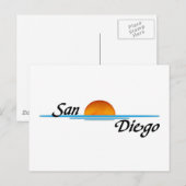 San Diego Postkarte (Vorne/Hinten)
