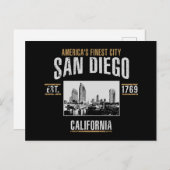 San Diego Postkarte (Vorne/Hinten)