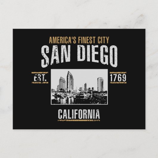 San Diego Postkarte (Vorderseite)