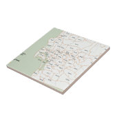 San Diego Postleitzahl-Karte Fliese (Seite)