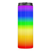 San Diego Pride LGBT Rainbow Ombre Streifen Thermosbecher (Rückseite)