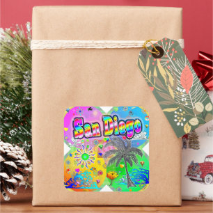 San Diego Quadro Seasons Sticker