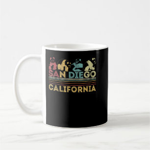 San Diego Retro-Panda-Zoo Kalifornien Vintage Kaffeetasse