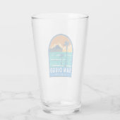 San Diego Rodelbahn mit Aussicht Vintag Glas (Rückseite)