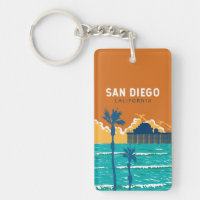 San Diego Rodelbahn mit Aussicht Vintag