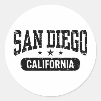 San Diego Runder Aufkleber