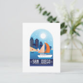 San Diego San Salvatore - der Zuckerhut Postkarte (Stehend Vorderseite)
