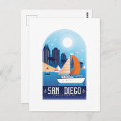 San Diego San Salvatore - der Zuckerhut Postkarte (Vorne/Hinten)