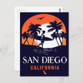 San Diego San Salvatore - der Zuckerhut Postkarte (Vorne/Hinten)