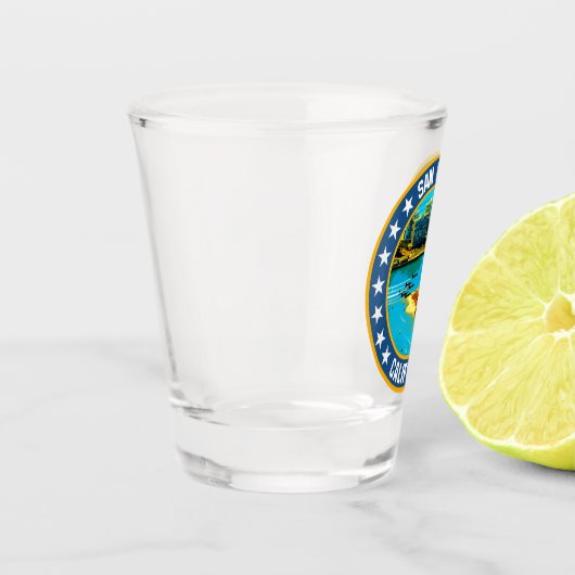 San Diego Schnapsglas (Links)