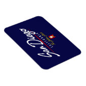 San Diego Script Magnet (Rechte Seite)
