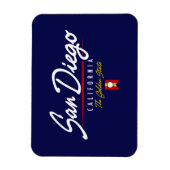 San Diego Script Magnet (Vertikal)