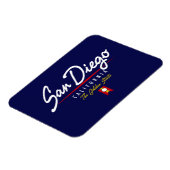 San Diego Script Magnet (Linke Seite)