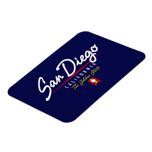 San Diego Script Magnet (Linke Seite)