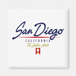 San Diego Script Magnet