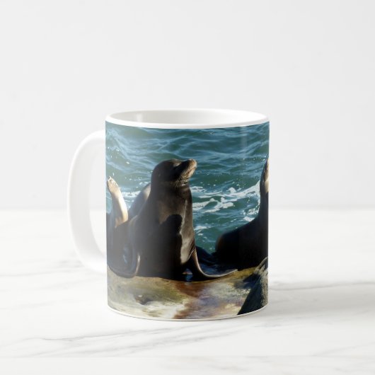 San Diego Sea Lions Kaffeetasse (Vorderseite Links)