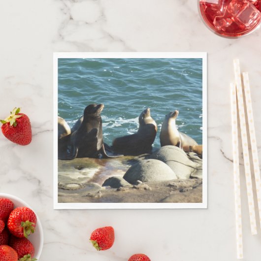 San Diego Sea Lions Serviette (Beispiel)